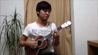 Video thumbnail of "MJ-"Love Never Felt So Good" (ukulele cover) - Tomoki"