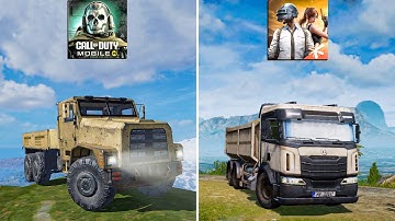 Call of Duty Mobile vs PUBG Mobile Chinese - Physics and Details Comparison