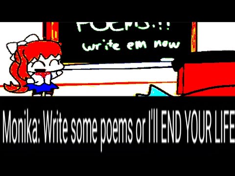 [Doki Doki Literature Club Blocks Band] Write Some Poems Or Į'łļ Ɛņđ Ýøųř Łįfə-