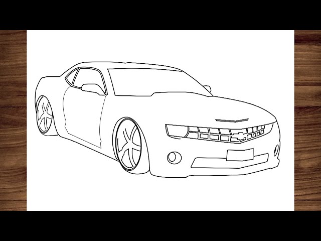 Como Desenhar Um Camaro Ss Passo A Passo Marcus Barbosa Auto Art