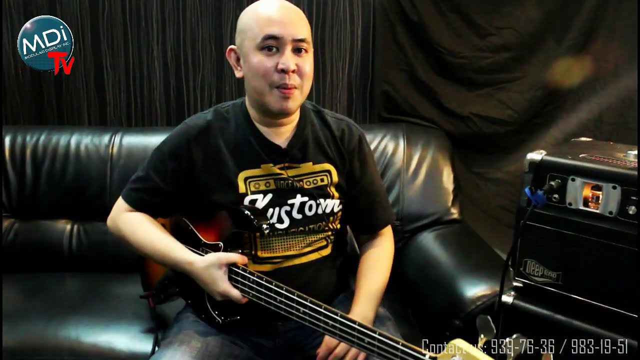 Empi Martinez with Kustom DE300-10 Bass Amp - MDi TV