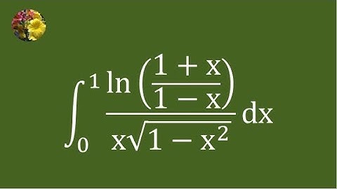 2nd method to evaluate the definite integral using a variety of techniques (Mis-2169A)