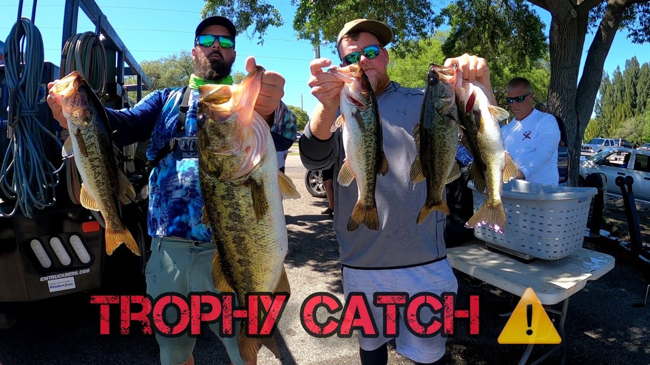 HUGE BASS wins us 1st place on John’s Lake and Big Fish in Water Hawgs Bass Club