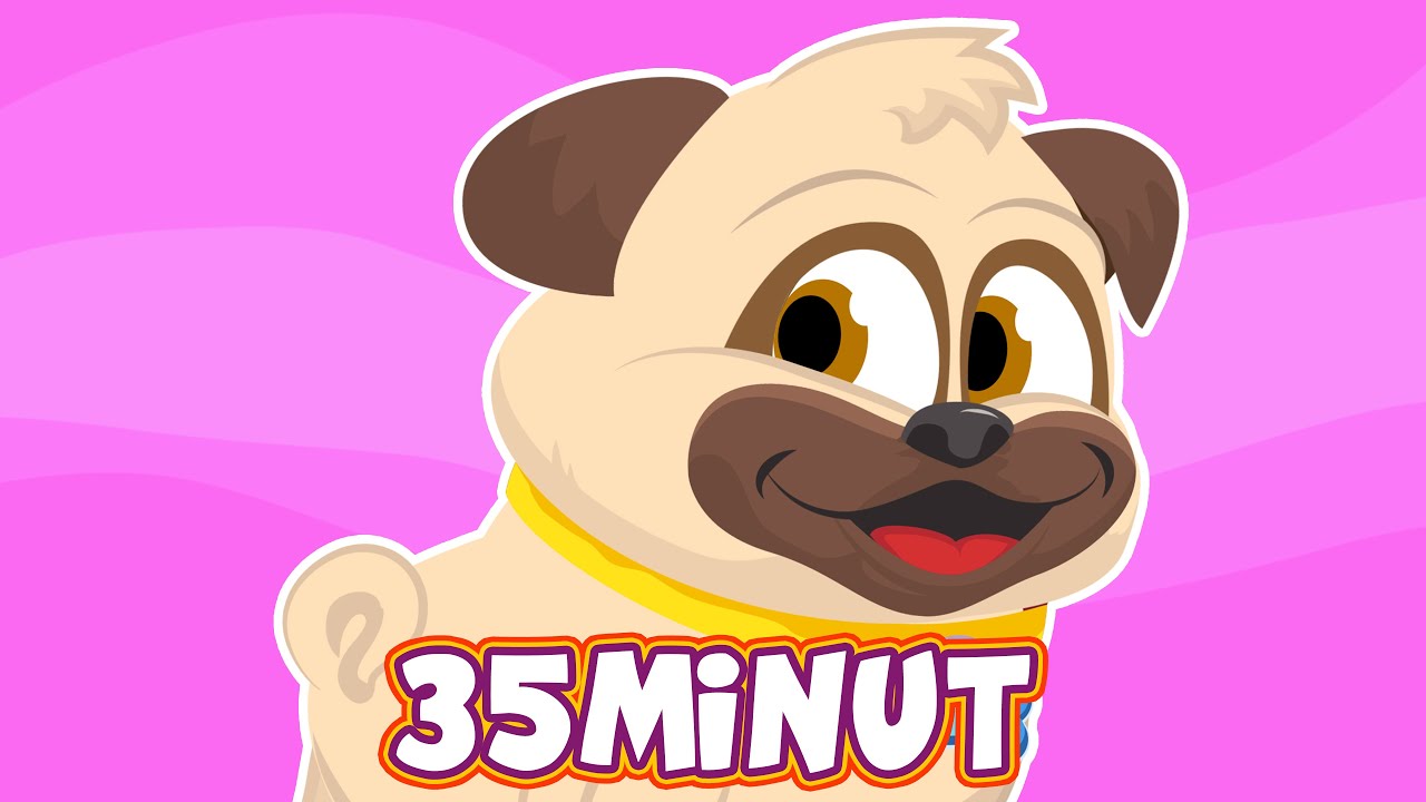 MIX - DZIESIĘĆ MOPSÓW - 35 MINUT Piosenek dla dzieci Śpiewające Brzdące