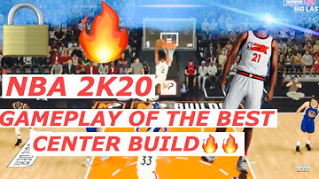 GAMEPLAY OF THE BEST CENTER BUILD ON NBA 2K20 ...DEMI GOD BUILD (MUST WATCH)