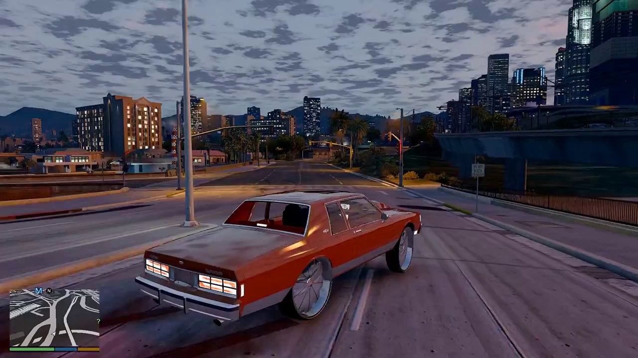 Gta V Mods Custom 2 Door Box Chevy Donk On Dub Floaters Update