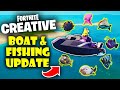 Boats AND Fishing are FINALLY in Fortnite Creative!