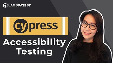 Toegankelijkheidstesten uitvoeren met Cypress | Cypress Advanced Tutorial