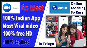 JIO MEET | Conducting HD Online classes Free | How to use jiomeet | Step by step process