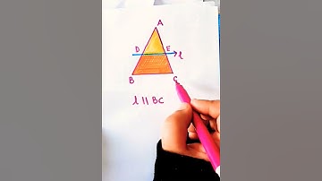 BPT Theorem Trick I Basic Proportionality Theorem 6.2  I Class 10 #viralshort #brainosolutions