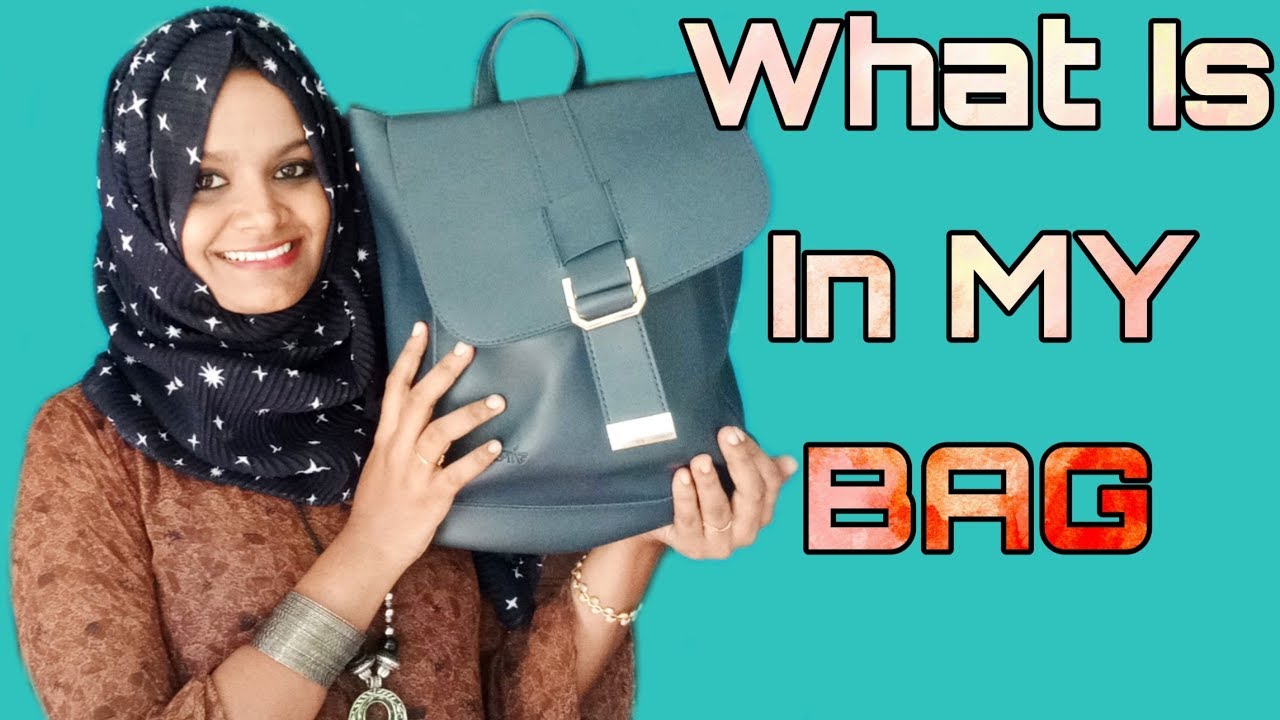 What's In My Bag Malayalam My Life Tube YouTube