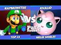 Pat's House 5 - RapMonster (Luigi) Vs. Khalid (Jigglypuff) Smash Melee - SSBM