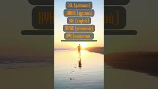 ЯЗЫКИ/language/СОЛНЦЕ/sun/сходство разных языков/similarities between different languages#shorts
