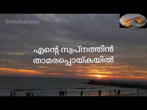 Ente Swapnathin Thamarapoikayil Karaoke Malayalam K J Yesudas  Karaoke with Lyrics 