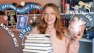 Reading Plans + Book Club + *NEW* TBR Jar ✨