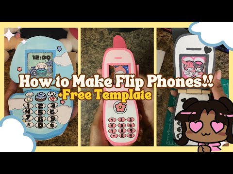 ⭐️How To Make A Cardboard Flip Phone ( The Basics) |#cardboardcraft | ⭐️