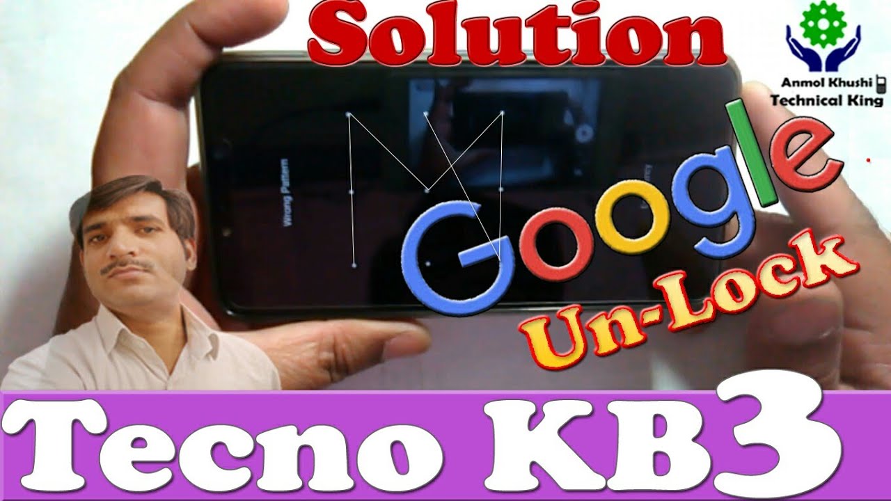 Tecno KB3 Pattern Unlock | Tecno Camon isky3 |