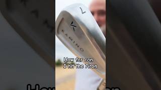 how far can I hit the new 7 iron by @KAMINOGOLF #golf #fyp #trending #golfshot #longdrive
