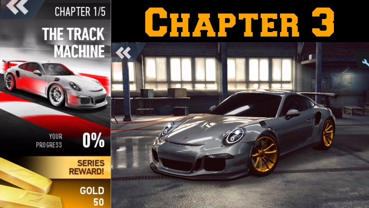 NFS: No Limits | Car Series - The Track Machine | Chapter 3 (Porsche GT3 RS)