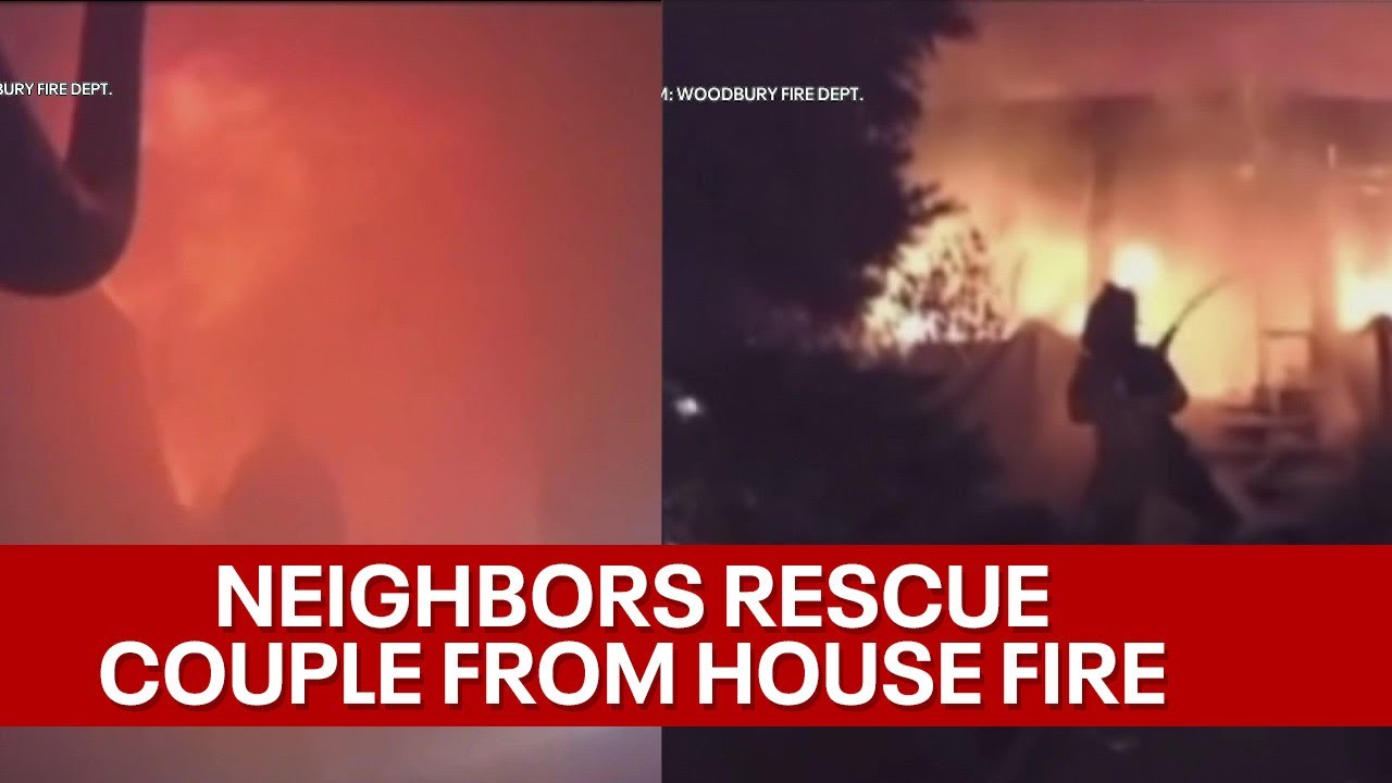 Neighbors rescue couple trapped in New Jersey house fire YouTube