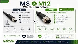 M12 Connector Explained | A-Code, D-Code, X-Code, M8 vs M12 & Industrial Ethernet