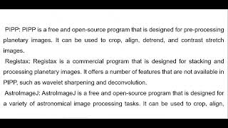 What is Pre processing Planetary Images PIPP? Pre processing Planetary Images explained