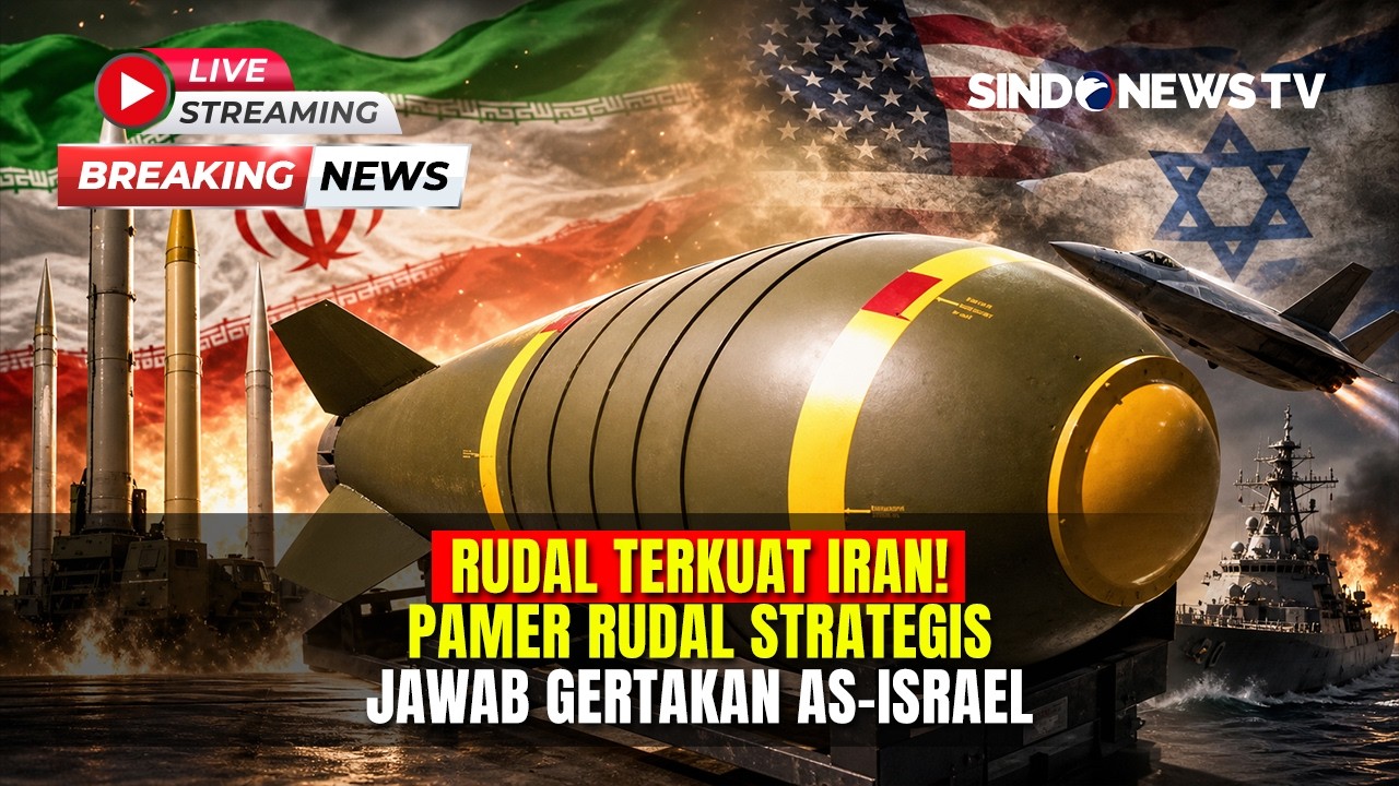 RUDAL TERKUAT IRAN! Pamer Rudal Strategis Jawab Gertakan AS-Israel ...