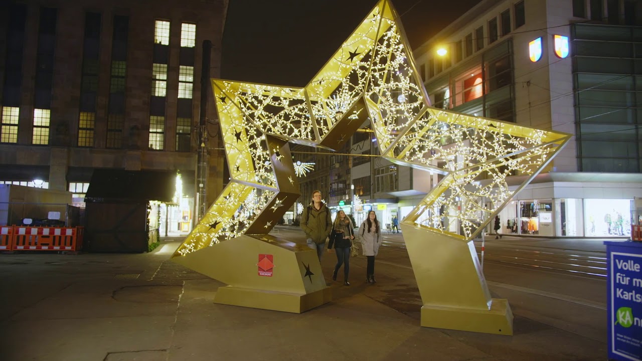 Leuchtende Weihnachtsstadt Karlsruhe 2020 - YouTube