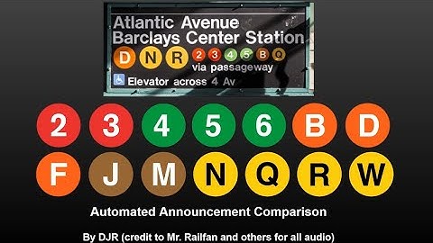 Thumbnail of Rare NYC Subway Announcements - Atlantic Ave-Barclays Ctr Station Announcement Comparison