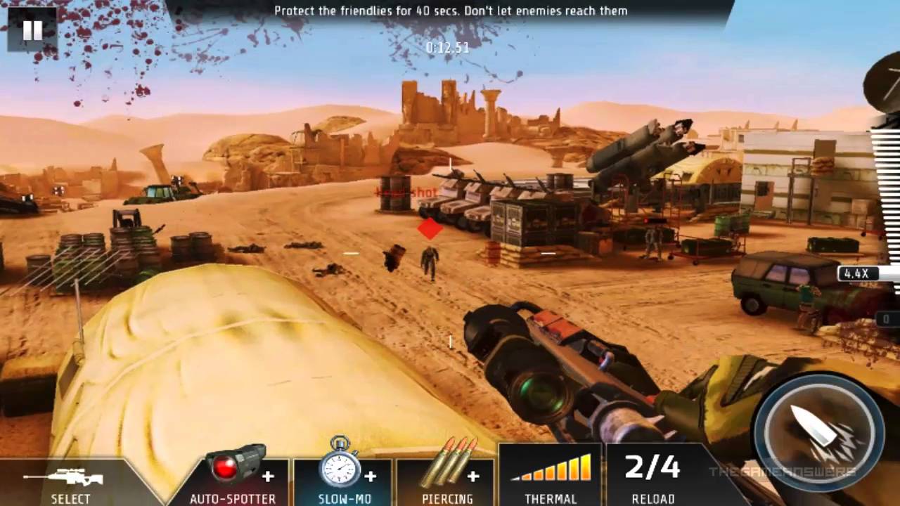 Kill Shot Bravo Region 7 Primary Mission 14 - Protect the friendlies for 40 secs