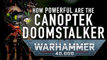 40 Facts and Lore on the Necron Canoptek Doomstalker in Warhammer 40K