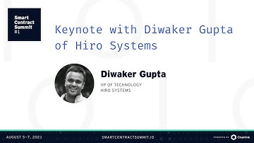 Diwaker Gupta From Hiro Systems: Smart Contracts for Bitcoin
