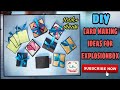 DIY card making ideas for explosion box / scrapbook | how to make explosionbox layers scrapbook page