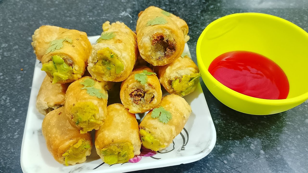 Matar Roll Recipe | मटर रोल बनाने का नया तरीका ।