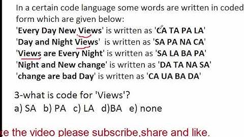 CODING-DECODING WITHOUT PEN PART-1 (IMPORTANT FOR IBPS PO/CLERK,SBI PO/CLERK AND ALL BANKING EXAM)