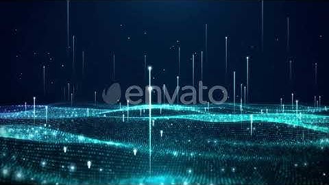 Digital Data Technology Background (Motion graphics)