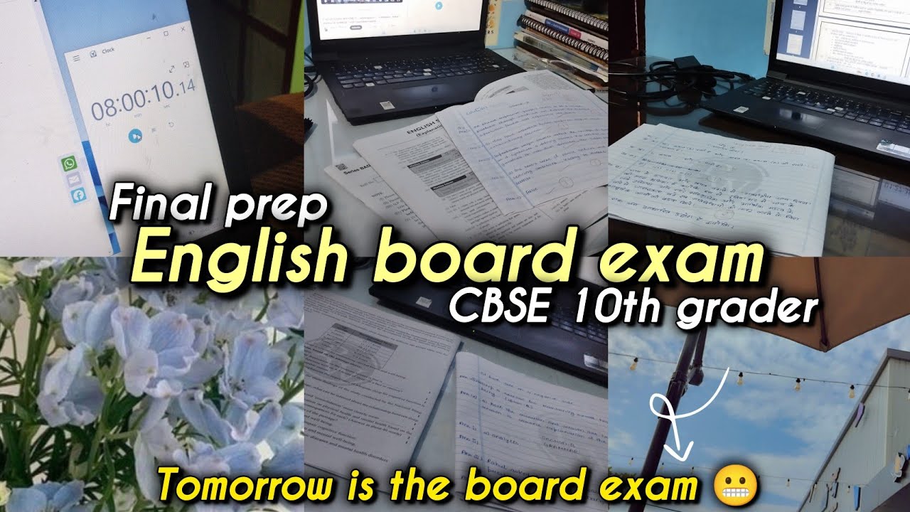 studying english for the last time 🫣💃🏻| as a CBSE 10th grader | tmrw is ...