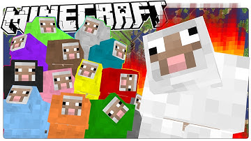 Minecraft | SHEEPS TAKE OVER MINECRAFT! | Painful Sheep Parkour Map