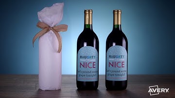 How to Make DIY Wine Bottles with Avery®