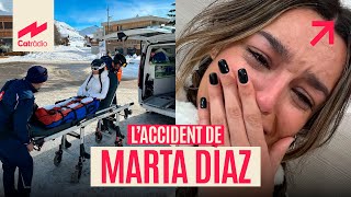 L’accident de Marta Díaz esquiant