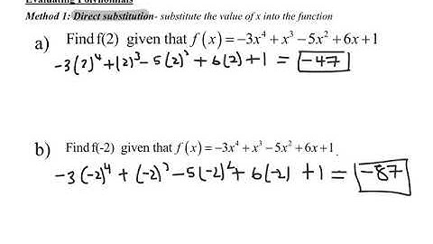 4.1 Introduction to Polynomials