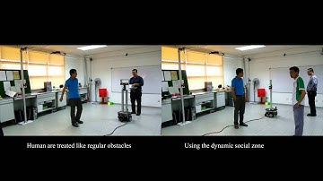 Real experiments: Dynamic Social Zone based Mobile Robot Navigation for Human Comfortable Safety