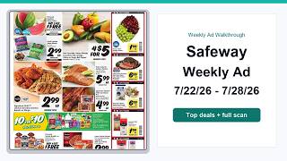 Safeway Weekly Ad (7/22/26 - 7/28/26) Best Deals
