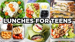 School Lunch Ideas for Teenagers - Healthy, Fast and Easy Lunch Recipes!