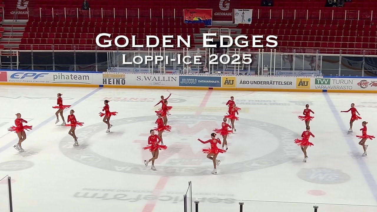 Golden Edges - Loppi-Ice 2025 - Synchronized skating