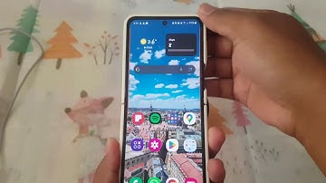 Samsung Z Flip 5: How to Open Web Search with Left Handle Long Swipe Diagonal Down (Good Lock)