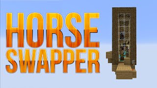 Minecraft Horse Storage System - Horse Swapper 3.0 - Tutorial