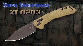 Finally! A New Zero Tolerance BIG Folder Bar Lock Folder! The ZT 0203!
