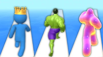 GIANT RUSH vs MUSCLE RUSH vs BLOB RUNNER 3D - Triple Game