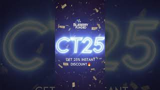 BlueberryFunded Promo Code CT25 2026 | Cheapest Challenge Price 🔥